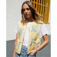 Threadbare Cabos Gilet Ld99 Lemon 