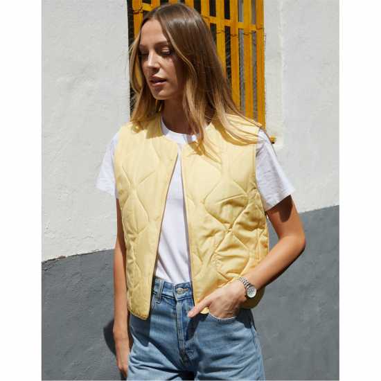 Threadbare Cabos Gilet Ld99 Lemon 