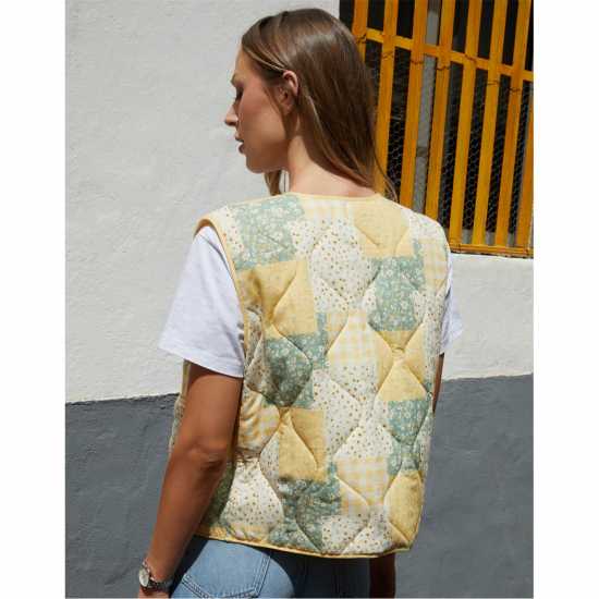 Threadbare Cabos Gilet Ld99 Lemon 