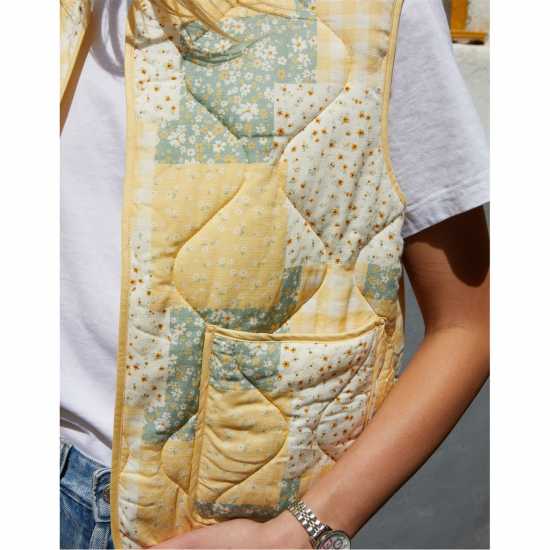 Threadbare Cabos Gilet Ld99 Lemon 