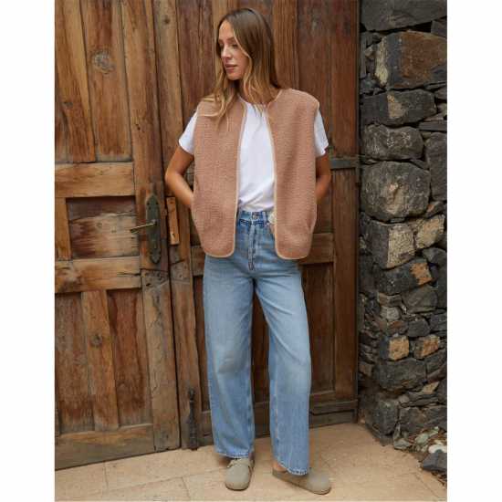 Threadbare Niya Brg Gilet Ld99 Mauve 