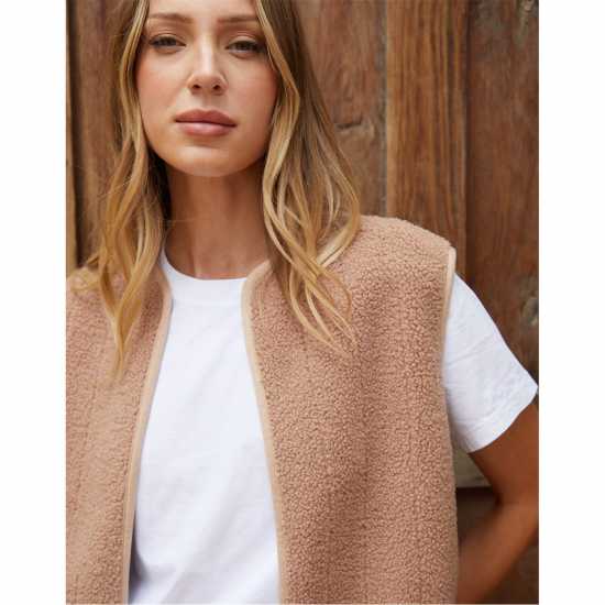 Threadbare Niya Brg Gilet Ld99 Mauve 