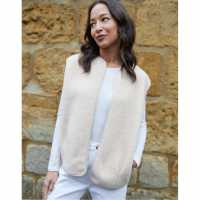 Threadbare Niya Brg Gilet Ld99 Ecru 