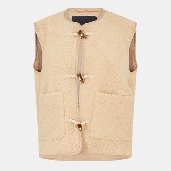 Threadbare TB Itoje Lightweight Gilet Светло бежово 