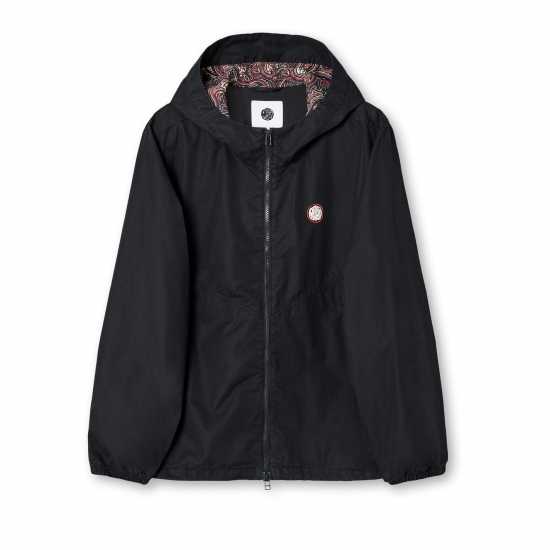 Pretty Green Men's Feltham Hooded Anorak Черно Pretty Green Men's Feltham Hooded Anorak Черно