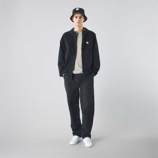 Pretty Green Men's Feltham Hooded Anorak Черно Pretty Green Men's Feltham Hooded Anorak Черно