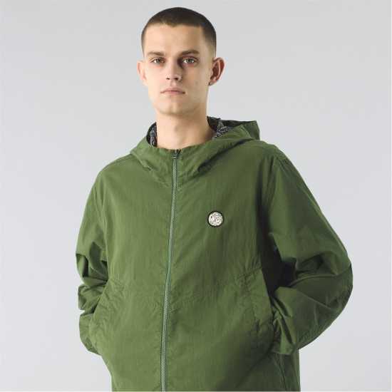 Pretty Green Men's Feltham Hooded Anorak Хаки Pretty Green Men's Feltham Hooded Anorak Хаки