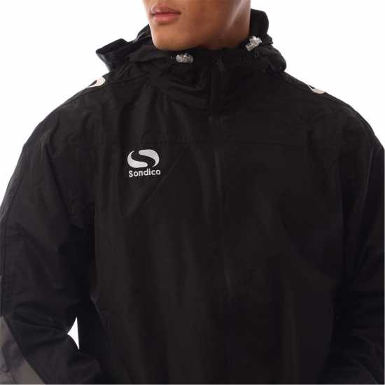 Sondico Rain Anorak Черно/Бяло/Сиво Sondico Rain Anorak Черно/Бяло/Сиво