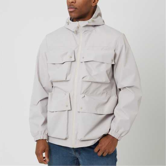 Brave Soul BS Mens Multi Pocket Jacket with Hood Brave Soul BS Mens Multi Pocket Jacket with Hood