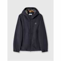 Pretty Green Men's Feltham Hooded Rain Anorak Черно 