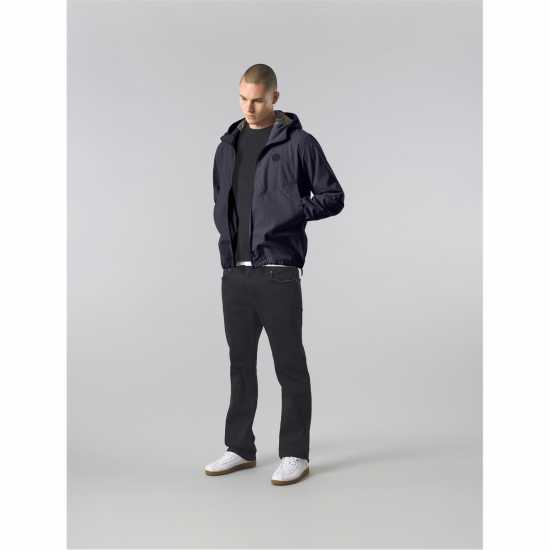 Pretty Green Men's Feltham Hooded Rain Anorak Морска синьо 