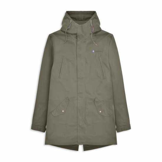 Lambretta Men's Shower Resistant Parka Khaki 