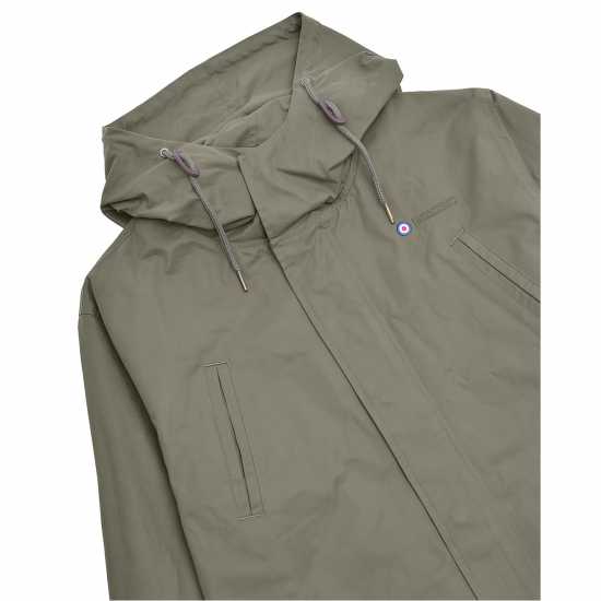 Lambretta Men's Shower Resistant Parka Khaki 