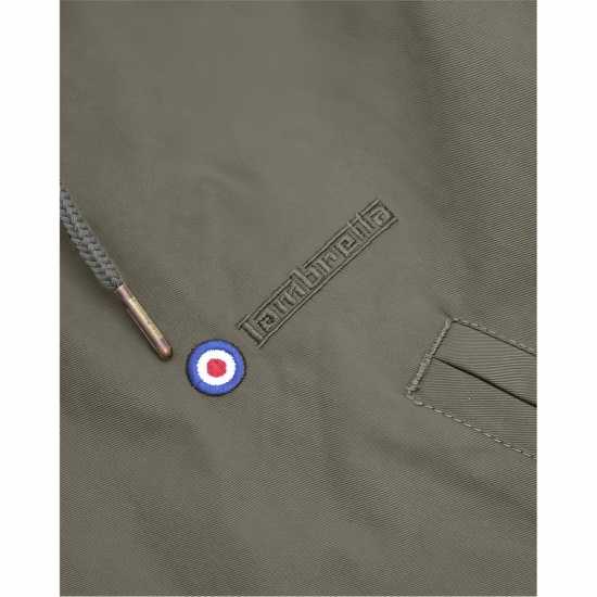 Lambretta Men's Shower Resistant Parka Khaki 