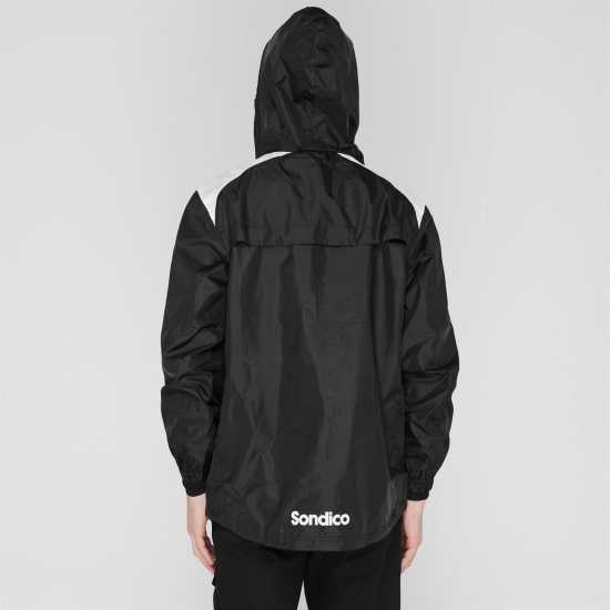 Sondico Mens Rain Jacket Water Resistant Long Sleeve Hooded Rain Anorak Sondico Mens Rain Jacket Water Resistant Long Sleeve Hooded Rain Anorak