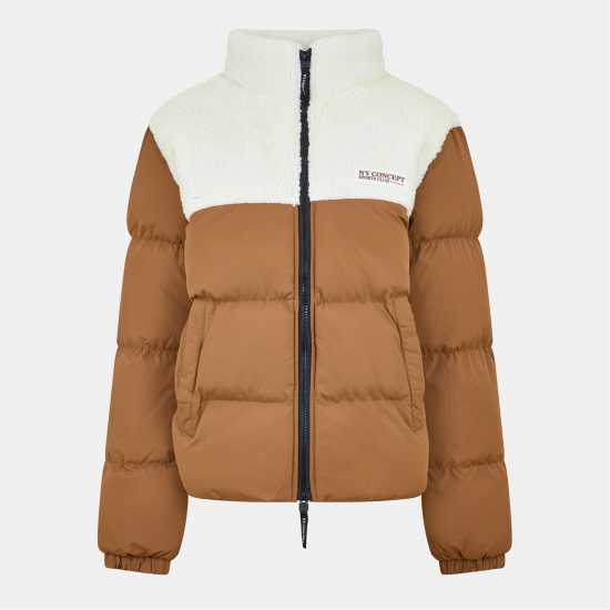 Ny Concept Unisex Adults Aspen Puffer Jacket Brown 