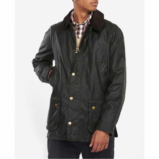Barbour Ashby Wax Jacket Sage 