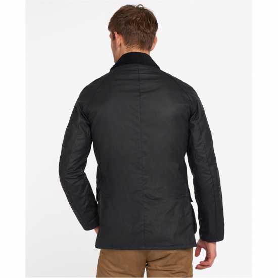 Barbour Ashby Wax Jacket Navy 