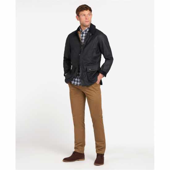Barbour Ashby Wax Jacket Navy 