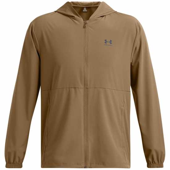Under Armour Men's Vibe Woven Windbreaker Brown 