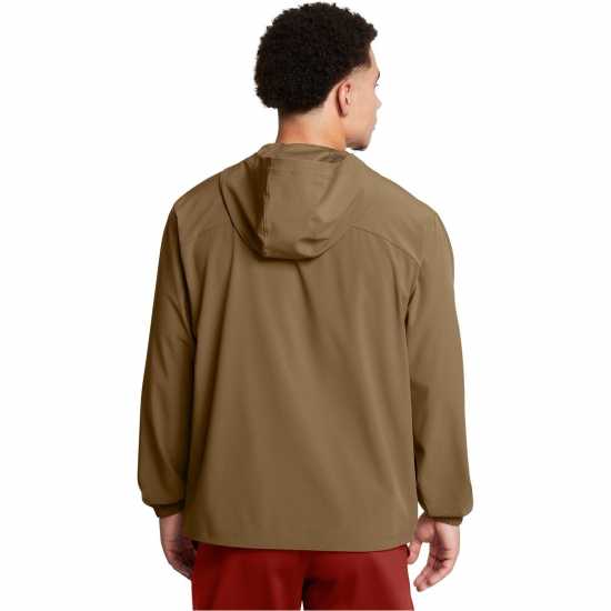 Under Armour Men's Vibe Woven Windbreaker Brown 