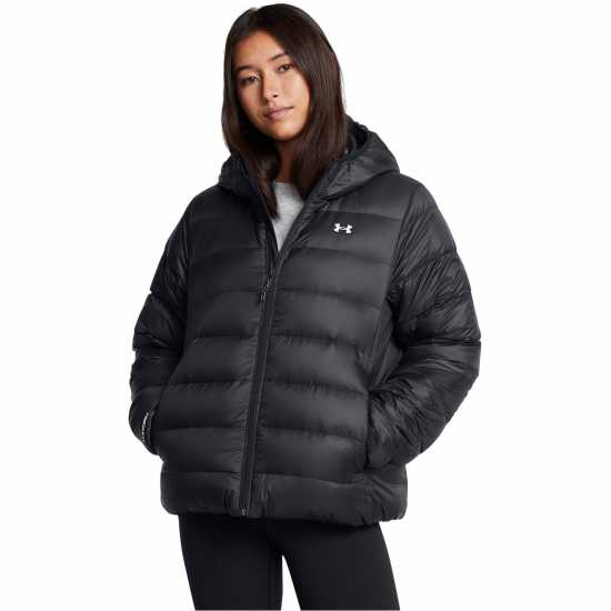 Under Armour Пухено Яке Women's Legend Hooded Down Jacket Black Under Armour Пухено Яке Women's Legend Hooded Down Jacket Black