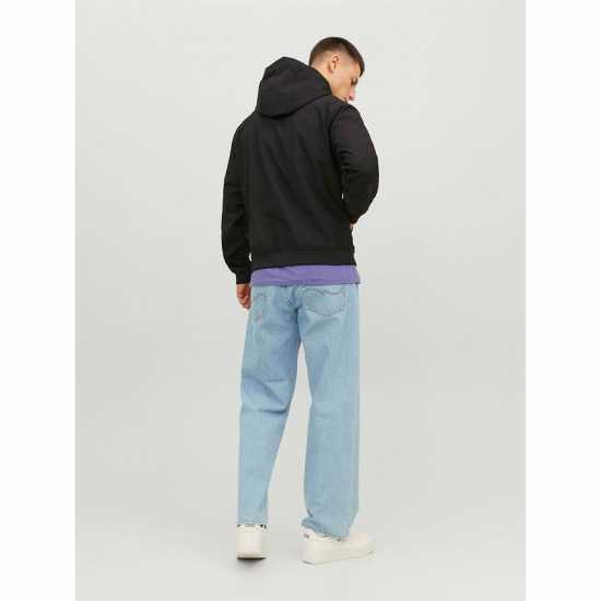 Jack And Jones Softshell Hood Sn62 Черно Jack And Jones Softshell Hood Sn62 Черно