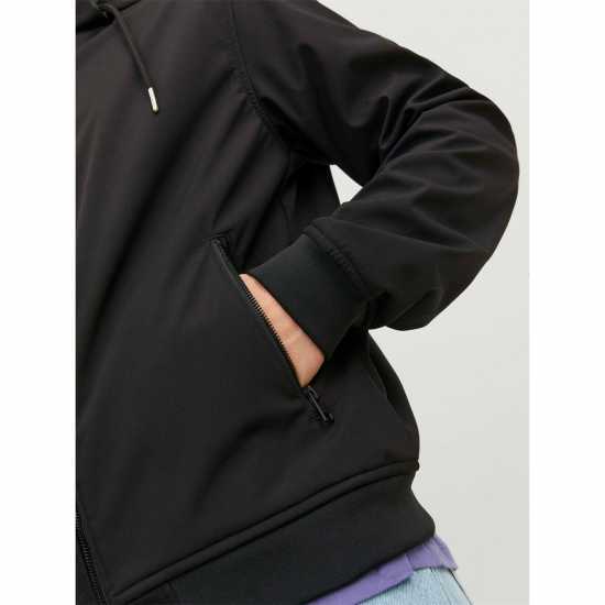 Jack And Jones Softshell Hood Sn62 Черно Jack And Jones Softshell Hood Sn62 Черно