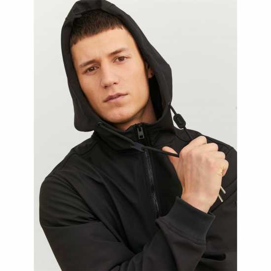 Jack And Jones Softshell Hood Sn62 Черно Jack And Jones Softshell Hood Sn62 Черно