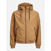 Jack and Jones Men's Zipped Hooded Softshell Jacket Водолаз 