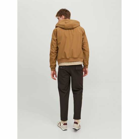 Jack and Jones Men's Zipped Hooded Softshell Jacket Водолаз 