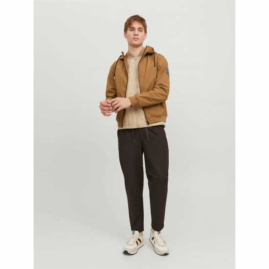 Jack and Jones Men's Zipped Hooded Softshell Jacket Водолаз 