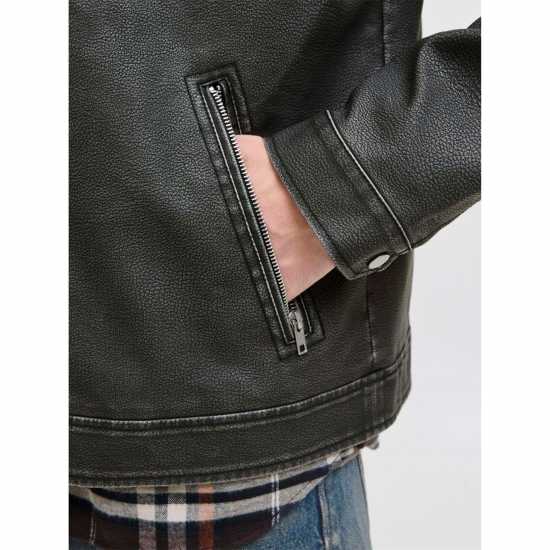 Мъжко Яке Pu Jacket Mens  