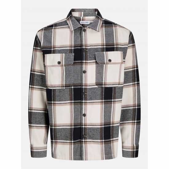 Мъжка Риза Jack And Jones Overshirt Mens Crockery Мъжка Риза Jack And Jones Overshirt Mens Crockery