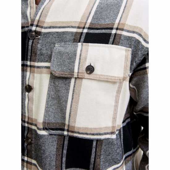 Мъжка Риза Jack And Jones Overshirt Mens Crockery Мъжка Риза Jack And Jones Overshirt Mens Crockery