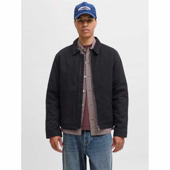 Мъжко Яке Jack And Jones Worker Jacket Mens Черно Мъжко Яке Jack And Jones Worker Jacket Mens Черно