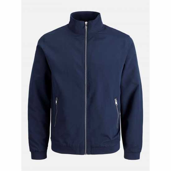 Мъжко Яке Бомбър Jack And Jones Rush Harrington Bomber Jacket Mens Нави блейзър 