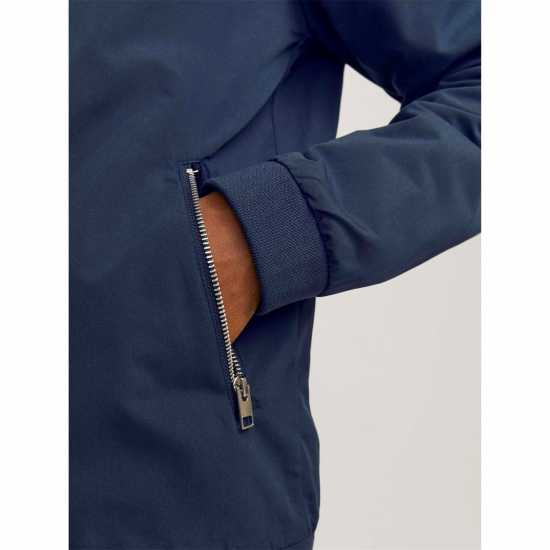 Мъжко Яке Бомбър Jack And Jones Rush Harrington Bomber Jacket Mens Нави блейзър 