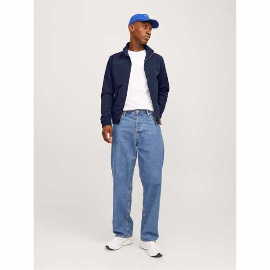 Мъжко Яке Бомбър Jack And Jones Rush Harrington Bomber Jacket Mens Нави блейзър 
