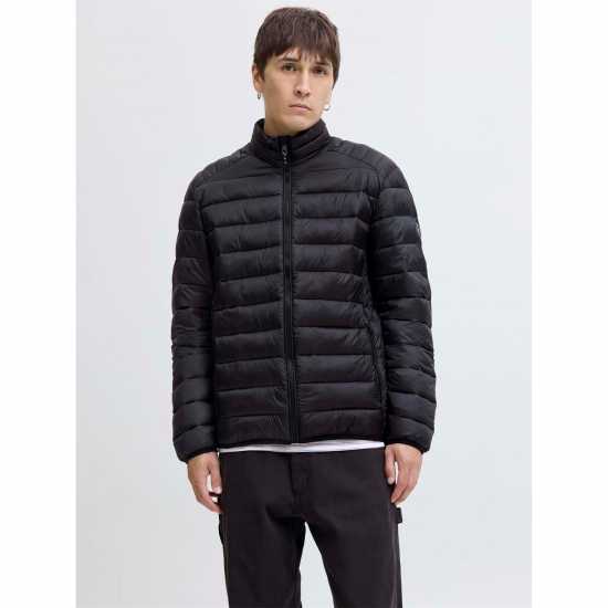Jack And Jones Stand Collar Puffer Mens Черно 