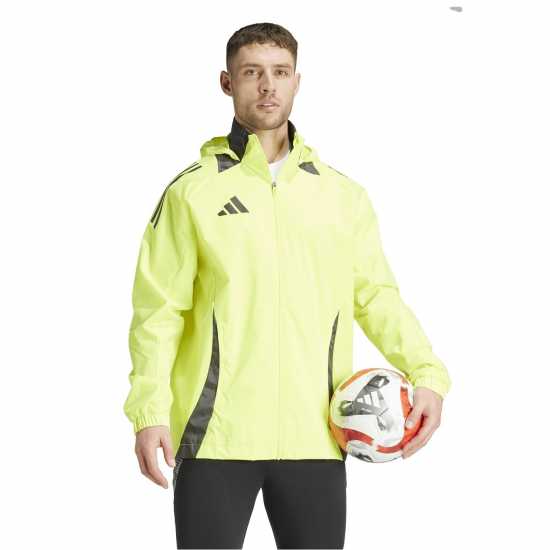 Adidas Мъжки Анорак Tiro24 C Awjkt Anorak Mens Solar Yellow 