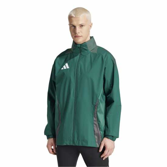 Adidas Мъжки Анорак Tiro24 C Awjkt Anorak Mens Dark Green 