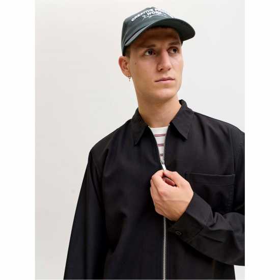Мъжка Риза Party Zip Overshirt Mens  