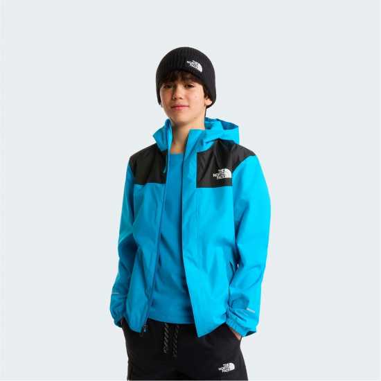 The North Face Unisex Childs Antora Waterproof Dryvent Anorak Merid Blue D7R 