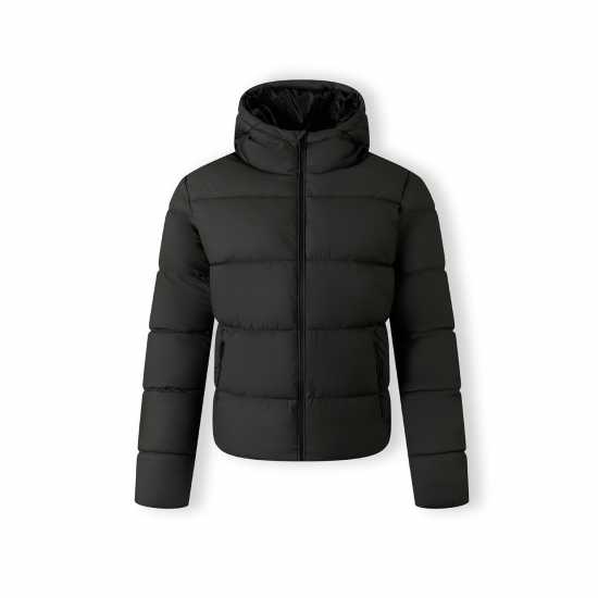 Ватирано Яке Men Padded Jacket With Hood Zip Pockets Khaki  