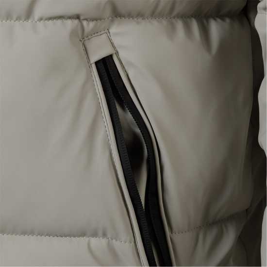 Яке От Изкуствена Кожа Men Pu Jacket With Hood And Zip Pockets Grey Яке От Изкуствена Кожа Men Pu Jacket With Hood And Zip Pockets Grey