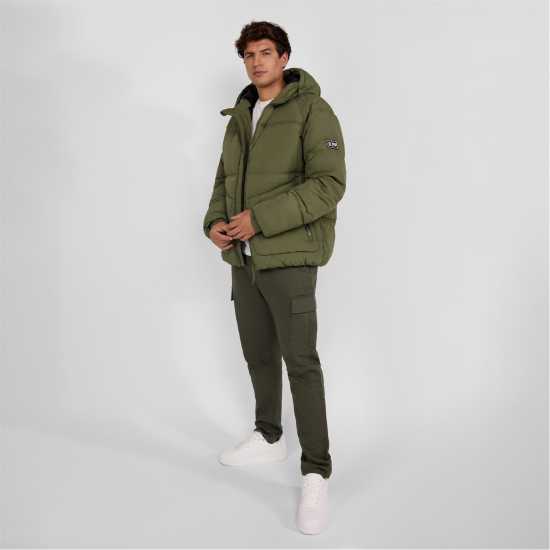 Ватирано Яке Boys Quilted Jacket With Raglan Sleeves Khaki  