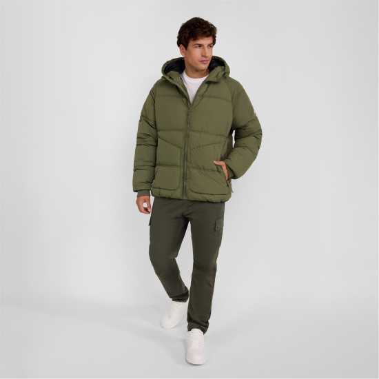 Ватирано Яке Boys Quilted Jacket With Raglan Sleeves Khaki  