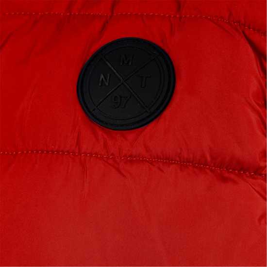 Ватирано Елече Minoti Boys Padded Gilet Detachable Hood Red  