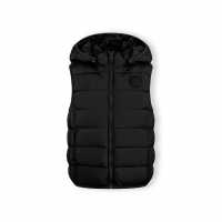 Ватирано Елече Boys Padded Gilet Detachable Hood Black  